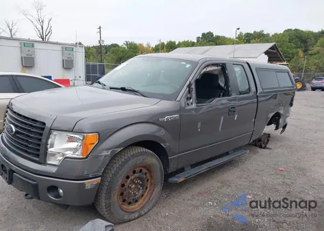 2014 Ford F-150 Super Cab from USA, damaged, VIN 1FTFX1EF4EFB57432